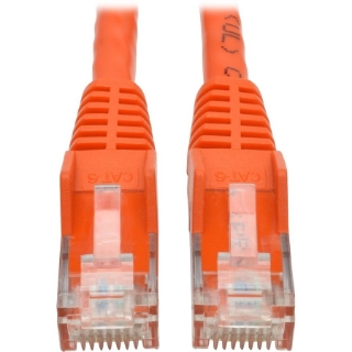 Picture of Tripp Lite 6ft Cat6 Snagless Molded Patch Cable UTP Orange RJ45 M/M 6'