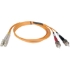 Picture of Tripp Lite 8M Duplex Multimode 62.5/125 Fiber Optic Patch Cable LC/ST 26' 26ft 8 Meter