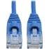 Picture of Tripp Lite Cat6a 10G Snagless Molded Slim UTP Patch Cable M/M Blue 3ft 3'