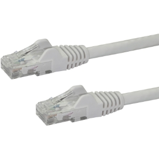 Picture of StarTech.com 4ft CAT6 Ethernet Cable - White Snagless Gigabit - 100W PoE UTP 650MHz Category 6 Patch Cord UL Certified Wiring/TIA