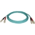 Picture of Tripp Lite 3M 10Gb Duplex Multimode 50/125 OM3 LSZH Fiber Optic Patch Cable SC/SC Aqua 10' 10ft 3 Meter