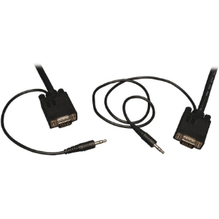 Picture of Tripp Lite VGA Coax Monitor Cable with audio, High Resolution cable with RGB coax