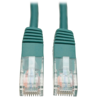 Picture of Tripp Lite 14ft Cat5e / Cat5 350MHz Molded Patch Cable RJ45 M/M Green 14'