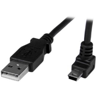 Picture of StarTech.com 1m Mini USB Cable - A to Up Angle Mini B