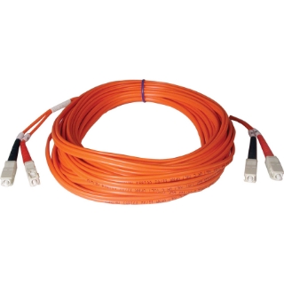 Picture of Tripp Lite 50M Duplex Multimode 50/125 Fiber Optic Patch Cable SC/SC 164' 164ft 50 Meter