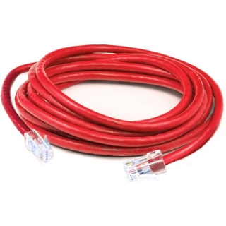 Picture of AddOn 1ft RJ-45 (Male) to RJ-45 (Male) Straight Red Cat6A UTP PVC Copper TAA Compliant Patch Cable