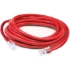 Picture of AddOn 1ft RJ-45 (Male) to RJ-45 (Male) Straight Red Cat6A UTP PVC Copper TAA Compliant Patch Cable