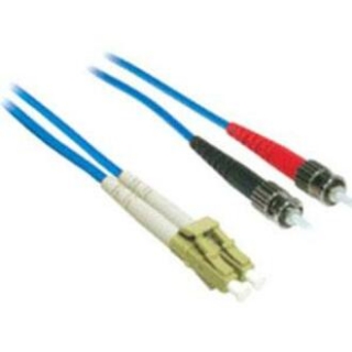 Picture of C2G-1m LC-ST 62.5/125 OM1 Duplex Multimode PVC Fiber Optic Cable - Blue