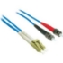 Picture of C2G-1m LC-ST 62.5/125 OM1 Duplex Multimode PVC Fiber Optic Cable - Blue