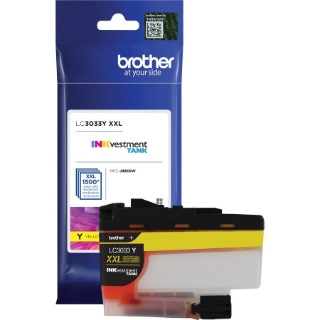 Picture of Brother Genuine LC3033Y Single Pack Super High-yield Yellow INKvestment Tank Ink Cartridge