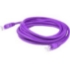 Picture of AddOn 10ft RJ-45 (Male) to RJ-45 (Male) Straight Purple Cat6A UTP PVC Copper TAA Compliant Patch Cable