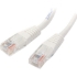 Picture of StarTech.com 10 ft White Molded Cat5e UTP Patch Cable