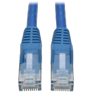 Picture of Tripp Lite 7ft Cat6 Gigabit Snagless Molded Patch Cable RJ45 M/M Blue 7' 50 Bulk Pack