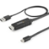 Picture of StarTech.com 6ft (2m) HDMI to Mini DisplayPort Cable 4K 30Hz - Active HDMI to mDP Adapter Cable with Audio - USB Powered - Video Converter