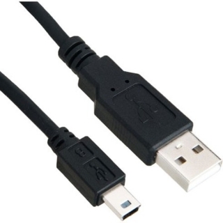 Picture of Axiom USB 2.0 Type-A to Mini USB Type-B Cable M/M 3ft