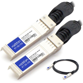 Picture of AddOn Juniper Networks EX-SFP-10GE-DAC-1M Compatible TAA Compliant 10GBase-CU SFP+ to SFP+ Direct Attach Cable (Passive Twinax, 1m)