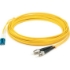Picture of AddOn 38m LC (Male) to ST (Male) Straight Yellow OS2 Duplex LSZH Fiber Patch Cable