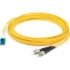 Picture of AddOn 33m LC (Male) to ST (Male) Straight Yellow OS2 Duplex LSZH Fiber Patch Cable