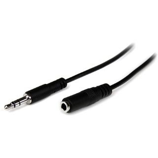 Picture of StarTech.com 2m Slim 3.5mm Stereo Extension Audio Cable - M/F