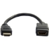 Picture of StarTech.com 6in HDMI Extension Cable, Short HDMI Cable Extender Male to Female, 4K UHD HDMI Port Saver M/F, HDMI 1.4, HDMI Dongle