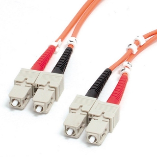 Picture of StarTech.com 1m Fiber Optic Cable - Multimode Duplex 62.5/125 - LSZH - SC/SC - OM1 - SC to SC Fiber Patch Cable