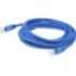 Picture of AddOn 7ft RJ-45 (Male) to RJ-45 (Male) Shielded Straight Blue Cat6A STP Copper PVC Patch Cable