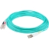 Picture of AddOn 3m LC (Male) to SC (Male) Aqua OM4 Duplex Fiber LSZH Patch Cable