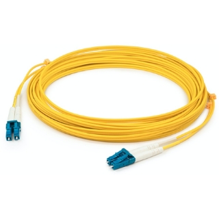Picture of AddOn 7m LC (Male) to LC (Male) Straight Yellow OS2 Duplex Plenum Fiber Patch Cable