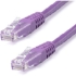 Picture of StarTech.com 10ft CAT6 Ethernet Cable - Purple Molded Gigabit - 100W PoE UTP 650MHz - Category 6 Patch Cord UL Certified Wiring/TIA