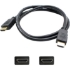 Picture of 5PK 10ft HDMI 1.4 Male to HDMI 1.4 Male Black Cables Which Supports Ethernet Channel For Resolution Up to 4096x2160 (DCI 4K)