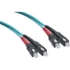 Picture of SC/SC 10G Multimode Duplex OM3 50/125 Fiber Optic Cable 8m - TAA Compliant