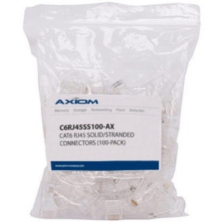 Picture of Axiom CAT6 RJ45 Solid/Stranded Connectors (100-pack)