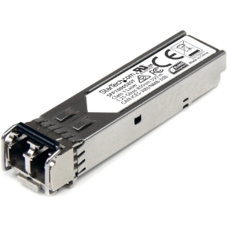 Picture of StarTech.com MSA Uncoded SFP Module - 1000BASE-SX - 1GE Gigabit Ethernet SFP 1GbE Multi Mode Fiber (MMF) Optic Transceiver - 550m DDM