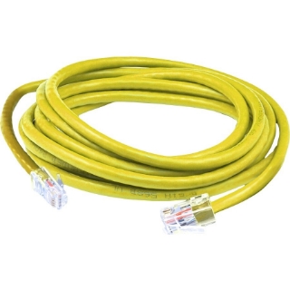 Picture of AddOn 15ft RJ-45 (Male) to RJ-45 (Male) Yellow Cat5e UTP PVC Copper Patch Cable