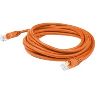 Picture of AddOn 4ft Non-Terminated Shielded Orange Cat6 STP Plenum-Rated Copper Patch Cable