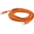 Picture of AddOn 4ft Non-Terminated Shielded Orange Cat6 STP Plenum-Rated Copper Patch Cable