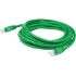 Picture of AddOn 24ft RJ-45 (Male) to RJ-45 (Male) Green Cat6A UTP PVC Copper Patch Cable