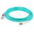 Picture of AddOn 76m LC (Male) to SC (Male) Straight Aqua OM4 Duplex LSZH Fiber Patch Cable