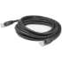 Picture of AddOn 40ft RJ-45 (Male) to RJ-45 (Male) Straight Black Cat6 UTP PVC Copper Patch Cable