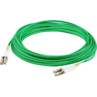 Picture of AddOn 3m LC (Male) to LC (Male) Green OS2 Duplex Fiber OFNR (Riser-Rated) Patch Cable