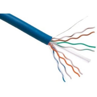 Picture of Axiom CAT6 23AWG 4-Pair Solid Conductor 550MHz Bulk Cable Spool 500FT (Blue)