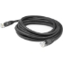 Picture of AddOn 35ft RJ-45 (Male) to RJ-45 (Male) Black Cat6 STP PVC Copper Patch Cable