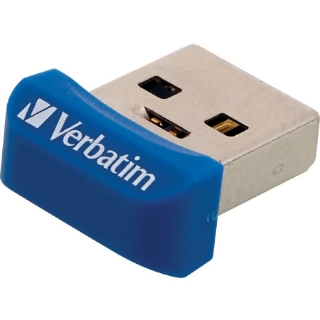 Picture of Verbatim 16GB Store 'n' Stay Nano USB 3.0 Flash Drive - Blue