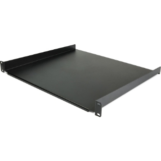 Picture of StarTech.com 1U Server Rack Cabinet Shelf - Fixed 16" Deep Cantilever Rackmount Tray for 19" Data/AV/Network Enclosure w/cage nuts, screws