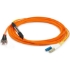 Picture of AddOn 3m LC (Male) to LC (Male) Orange OM1 & OS1 Duplex Fiber Mode Conditioning Cable