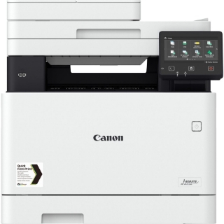 Picture of Canon imageCLASS MF740 MF741Cdw Laser Multifunction Printer-Color-Copier/Scanner-ppm Mono/28 ppm Color Print-600x600 dpi Print-Automatic Duplex Print-300 sheets Input-600 dpi Optical Scan-Wireless LAN-Near Field Communication (NFC)-Mopria