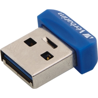 Picture of Verbatim 64GB Store 'n' Stay Nano USB 3.0 Flash Drive - Blue