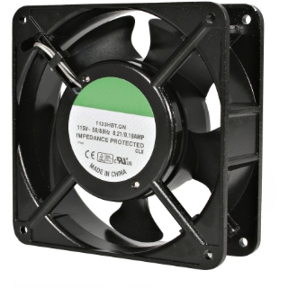 Picture of Star Tech.com 120mm Axial Rack Muffin Fan for Server Cabinet - 115V - AC Cooling - Low Noise & Quiet PC Computer Case Fan