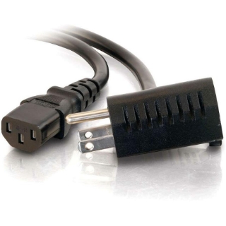 Picture of C2G 6ft 16 AWG Universal Power Cord with Extra Outlet