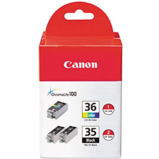 Picture of Canon CLI-36/PGi-35 Ink Cartridge - Black, Color